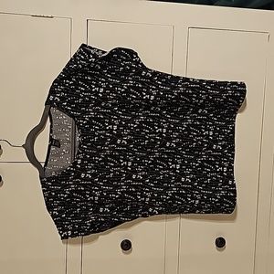 Medium black floral blouse from Shein